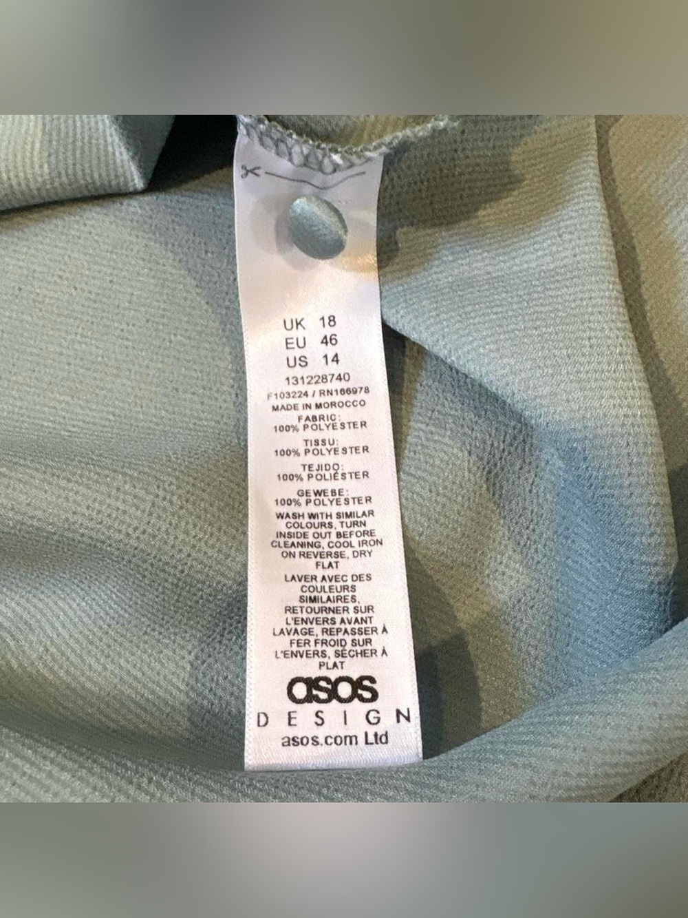 ASOS Satin Button Detailed Maxi Dress with a “biased" cut! - Picture 7 of 9